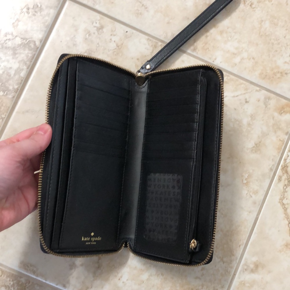 Authentic Kate spade double zip wallet - Picture 3 of 5